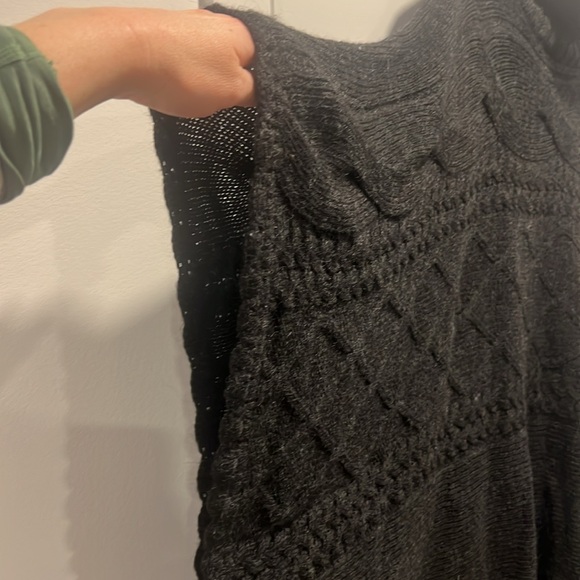 Odd Molly Wool Poncho with Tassels - Picture 6 of 9